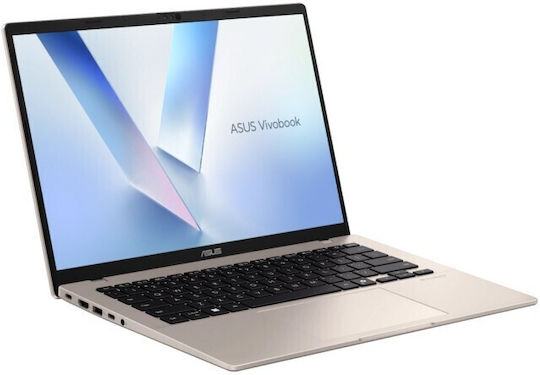 Asus Vivobook 14 X1407AA-LY010W 14 Zoll FHD+ (Ultra 5-325/16GB/512GB SSD/W11 Startseite) Platin Gold (Englisch US Tastatursprache)