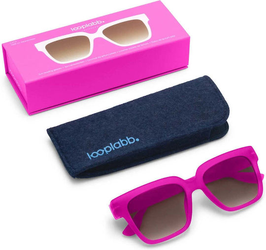 Looplabb Reading Glasses In Pink Colour