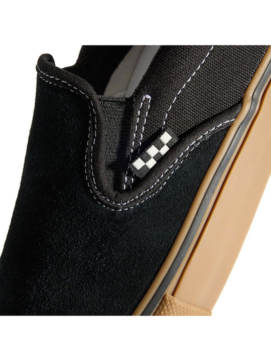 Skate Ανδρικά Slip-On Μαύρα