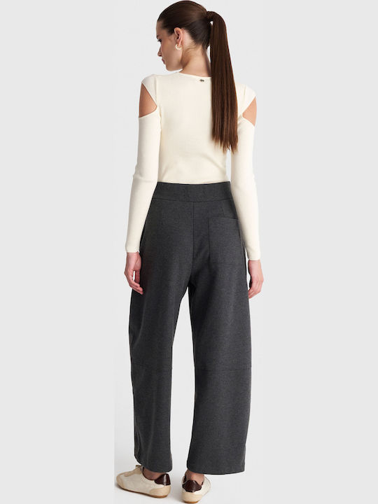 Wide Grey Sweatpants
