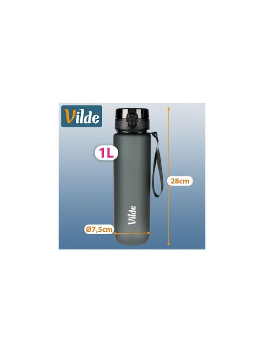 Vilde Wasserflasche 1000ml Schwarz
