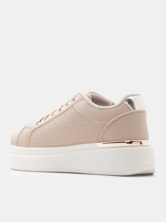 Women's Flatforms Sneakers Beige-Dark