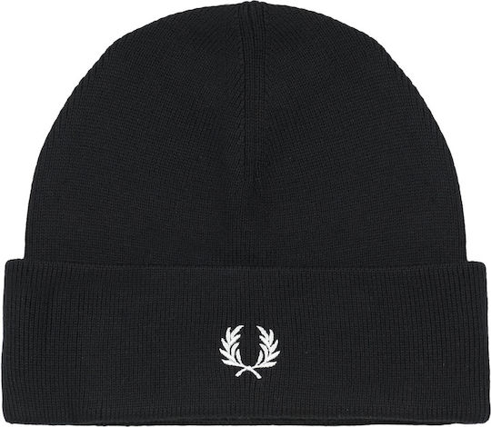 Beanie Căciulă Pentru Bărbați Tricotată în Culoare Neagră