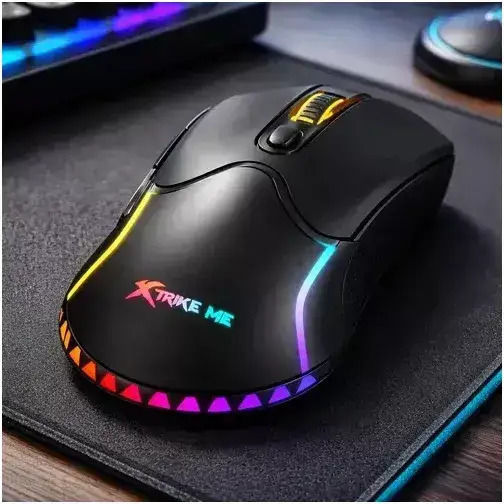 Xtrike Me GW-610 Безжична RGB Геймърска Мишка 8000 DPI Черен