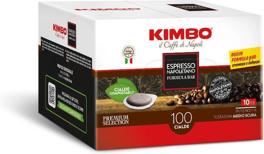 Kimbo Κάψουλες Espresso Συμβατές με Μηχανή E.S.E. Pod 100caps