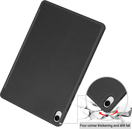 Techsuit Flex Trifold Stifthalter Samsung Galaxy Tab S12 Plus Schwarz