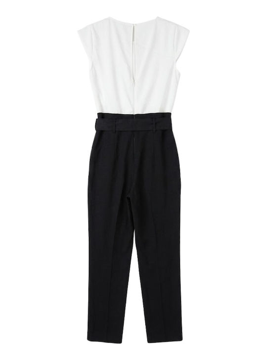 Women's Jumpsuit Naf Naf Emartina Elegant Black White M