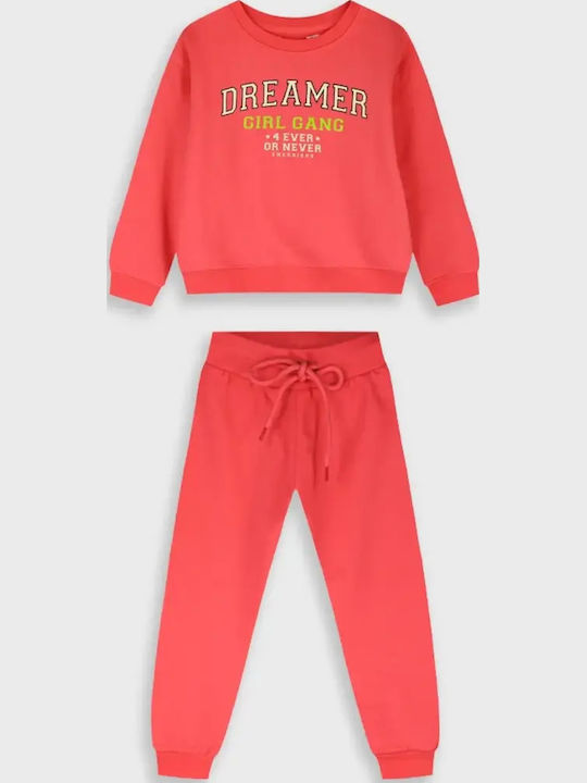 Dreamer Kinder Trainingsanzug Koralle