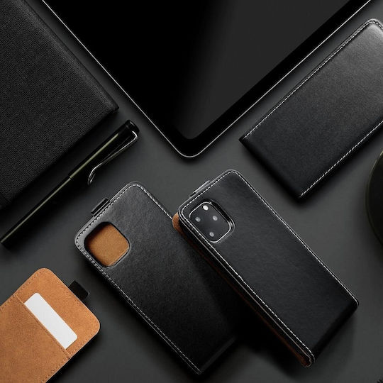 Flexi Vertical Flip din Silicon Negru (Galaxy A13 5G)