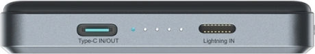Joyroom JR-PBM08 Pro MagSafe Power Bank 10000mAh 22.5W mit 2 USB-C Ausgangsanschlüsse Grau