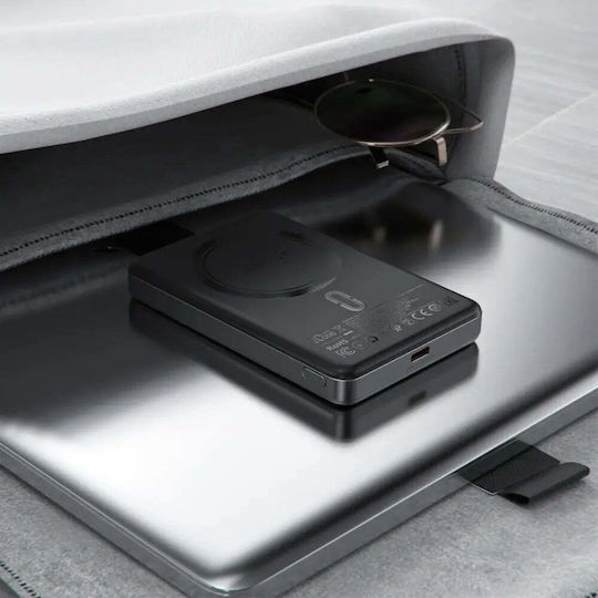 Hoco Acefast M12 MagSafe Външна Батерия 10000mAh 20W с USB-C Изходен Порт Power Delivery Черна