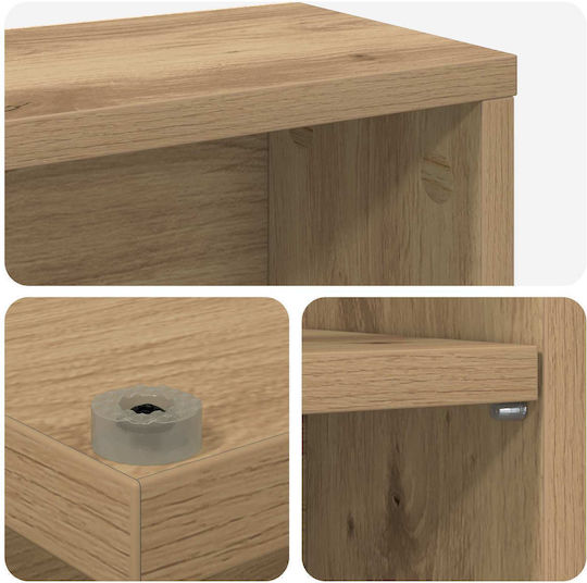 vidaXL CD Case 33x23.5x97.5cm