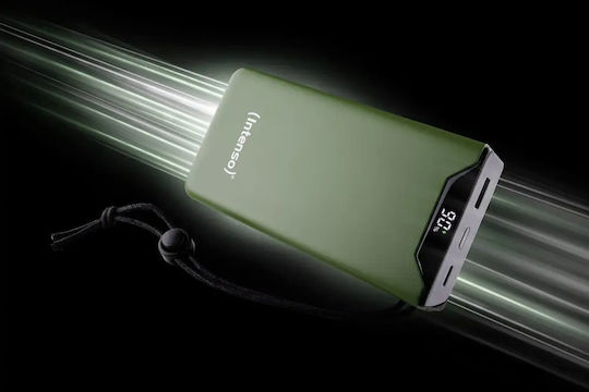 Intenso F20000 Power Bank 20000mAh Cu Port USB-A Și Port USB-C Power Delivery / Încărcare Rapidă Verde