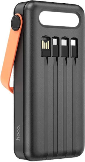 Hoco Ηλιακό Power Bank 30000mAh Μαύρο