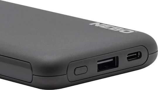 Nebo Външна Батерия 10000mAh с USB-A Изходен Порт и USB-C Изходен Порт Power Delivery Черна