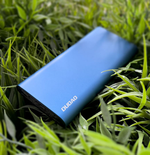 Dudao K14H Power Bank 10000mAh 20W με Θύρα USB-A και Θύρα USB-C Power Delivery / Quick Charge Μπλε