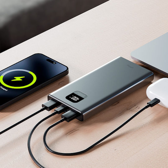 Allity APB-100 Power Bank 20000mAh 22.5W with 2 USB-A Output Ports and 2 USB-C Output Ports Grey