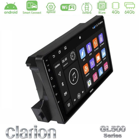 Clarion Car Audio System for Ssangyong Actyon / Kyron 2005-2014 Bluetooth USB WiFi GPS Apple CarPlay Android Auto with 9" Touch Screen