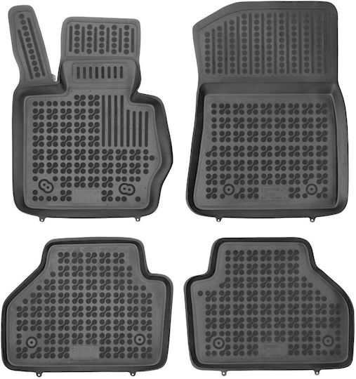 Rezaw Plast Set of Front and Rear Mats 5pcs for BMW X3 2010 2017 Black