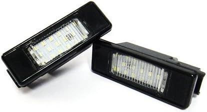 Led Φαναράκια Πινακίδας Peugeot 106,1007,207,3008,307 308,406,407,508,4008,5008 Citroen C2 C3 C4 C5 C6 Ds3 2 Τεμάχια Lpl0162