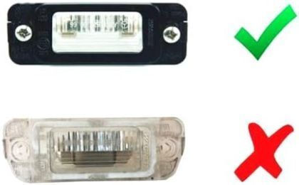 LED Kennzeichenbeleuchtungen Mercedes-Benz M Klasse ML R 2 Stück
