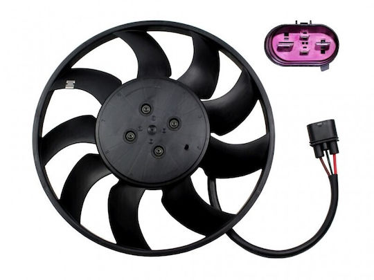 Main Engine Cooling Fan Audi A4 A5 A6 A7 362 Mm Without Frame Long Cable 8w0959455k