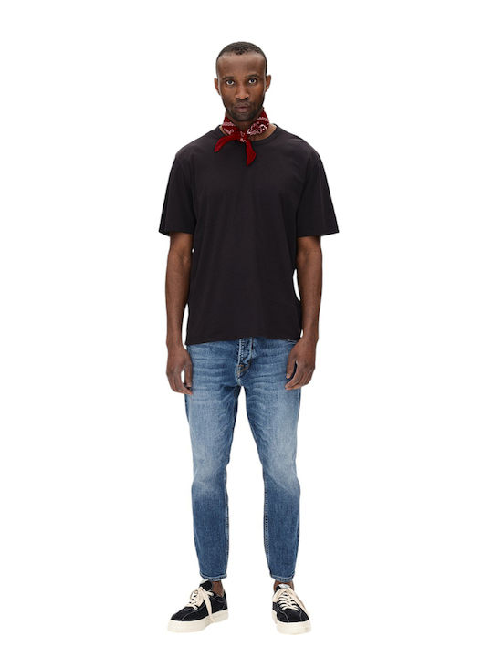 Alex Ανδρικό Παντελόνι Τζιν Ελαστικό Relaxed Fit Medium Aged Denim