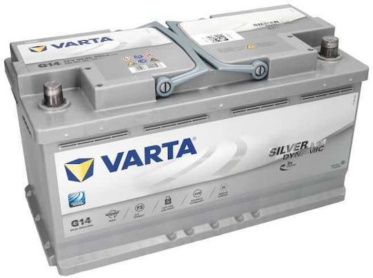 Varta Μπαταρία Αυτοκινήτου Dynamic G14 με Χωρητικότητα 95Ah και CCA 850A Start/Stop