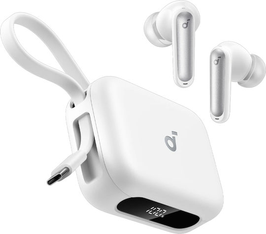 Soundcore by Anker P41i Ultimate MFi In ear Bluetooth Безжични слушалки Акустики с Устойчивост на изпотяване и Калъф за зареждане Бели