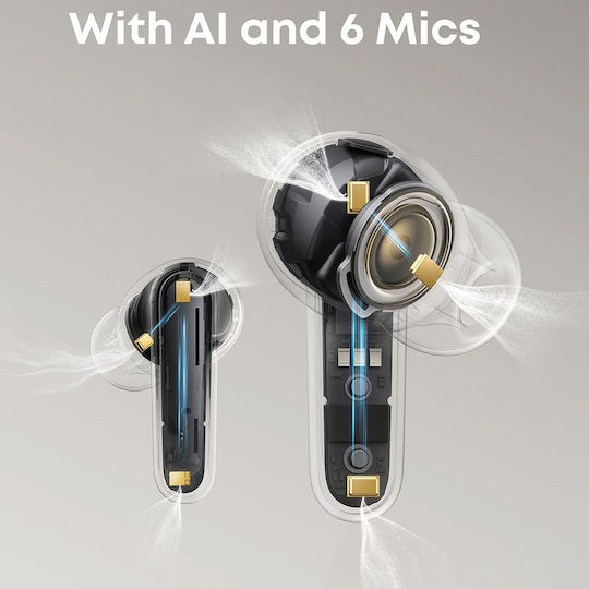Soundcore by Anker P41i Ultimate MFi In-ear Bluetooth Handsfree Headphones with Sweat Resistance and Charging Case Black