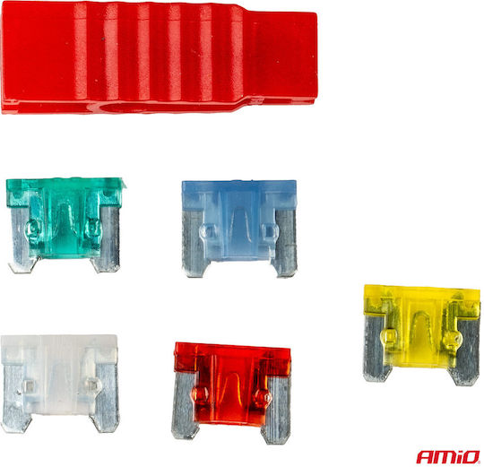 AMiO Car Fuse Set Blades 5pcs