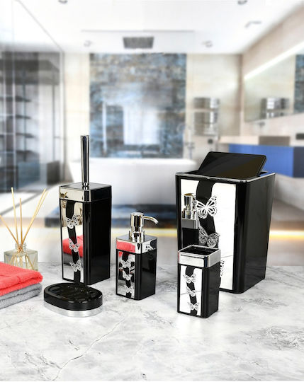 SteweHome SteweHome Badezimmerzubehör-Set Kunststoff Silber 5 Stück
