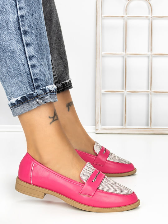 Mocasini Dama În Culoare Fuchsia