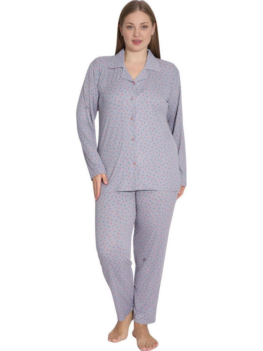 Boyraz Boyraz Damen Schlafanzug Set Mehrfarbig