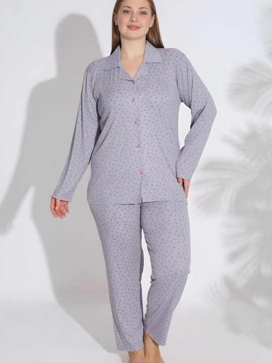 Boyraz Boyraz Damen Schlafanzug Set Mehrfarbig
