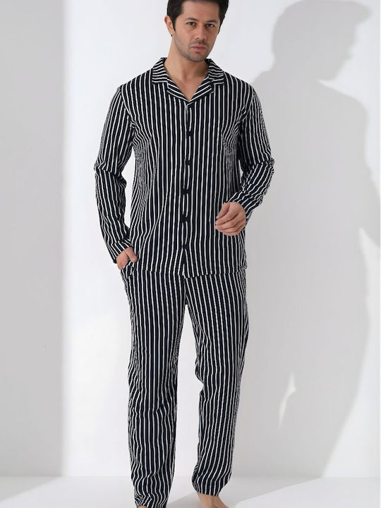 Boyraz Winter Herrenpyjama Mehrfarbig