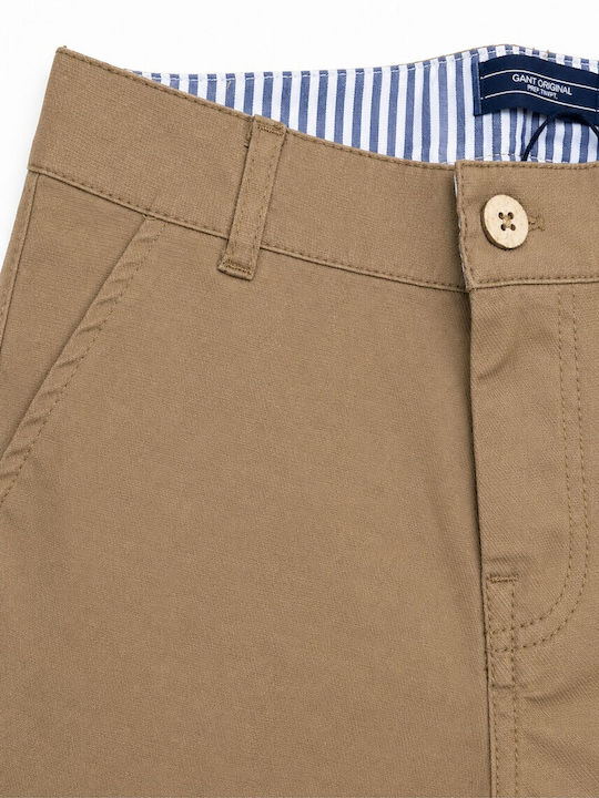Kids Fabric Brown Shorts Bermuda