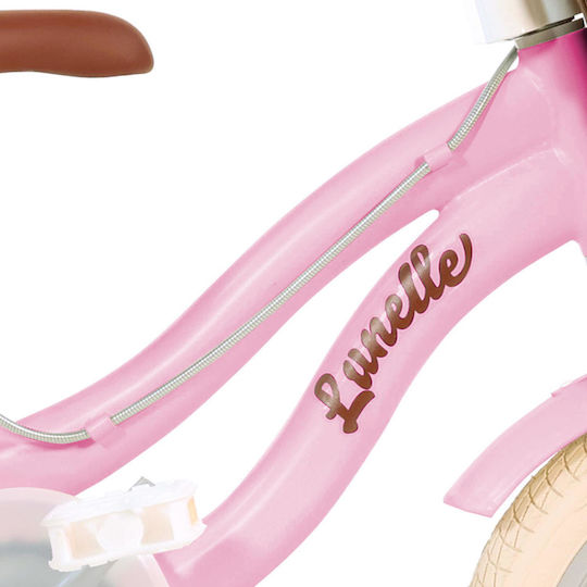 Dino Bikes 12" Детско Градско Колело с Алуминиева Рамка Розово