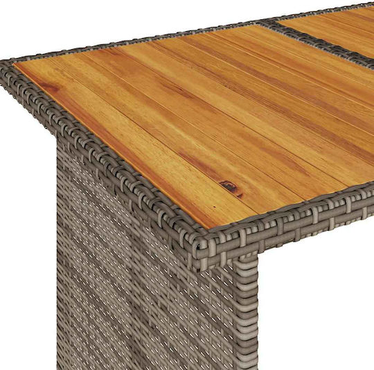 Set Sala De Mese Pentru Exterior 2 Piese Gri Cu Perne