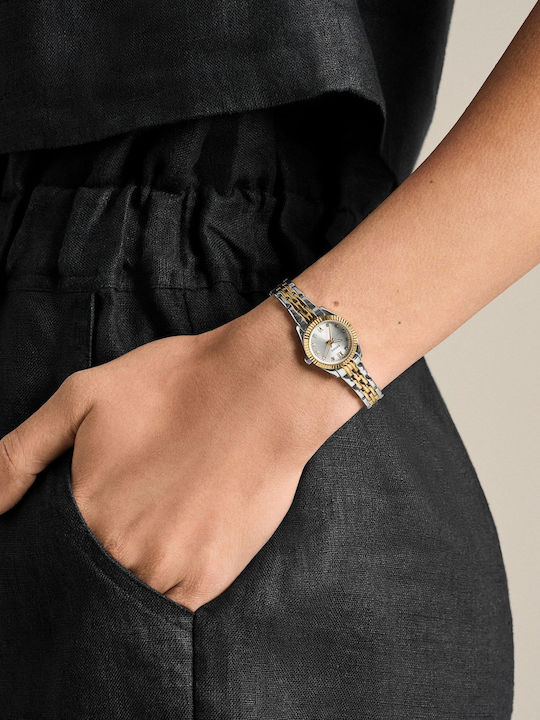 Fossil Scarlette Γυναικείο Ρολόι 20mm Μπαταρίας με Ροζ Χρυσό Ατσάλινο Μπρασελέ