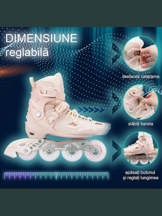 Action One Role Inline Reglabile Pastel Tan Mărimea S 28-31