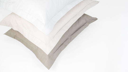 Valeria Home Set Huse Pentru Pilote Lisse Bumbac Satinat 200x220cm Dublu Cu 2 Fețe De Pernă & 1 Cearșaf Lisse Bej