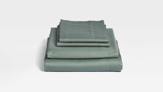Valeria Home Set Huse Pentru Pilote 220x240cm Superdublu Cu 2 Fețe De Pernă & 1 Cearșaf Verde
