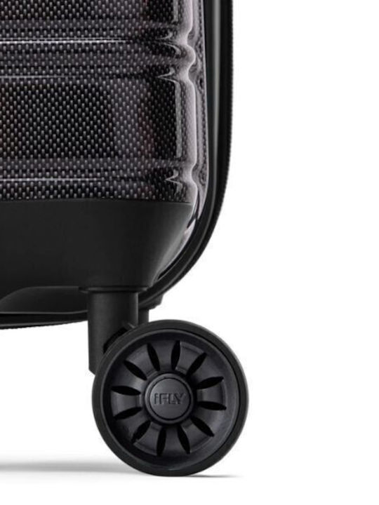 iFly Großer Reisekoffer Schwarz Höhe 75cm