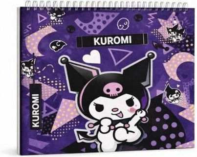 Μπλοκ Ζωγραφικης Graffiti Kuromi A4 23x33cm 30 Φυλλα Διαφορα Σχεδια Τυχαια Επιλογη 26218