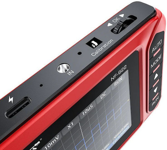 Noyafa Mini Handgehaltenes Digitales Oszilloskop Spannungsfrequenz Anstiegszeit & Pulsbreite Nf-622