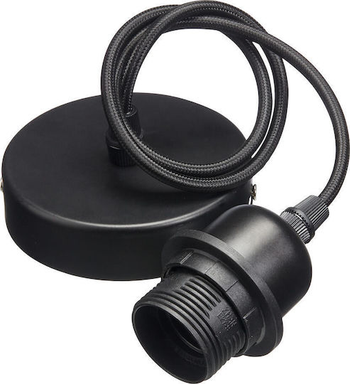 Vintage Black E27 Pendant Lamp E27 Max 60w Cable Length 1m