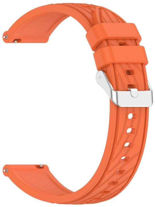 Silicone Rubber Strap Orange 20mm Silicone Rubber Strap Orange 20mm