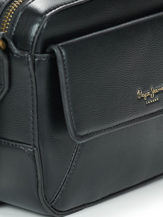 Alma Hexia Women's Flap Bag Black
