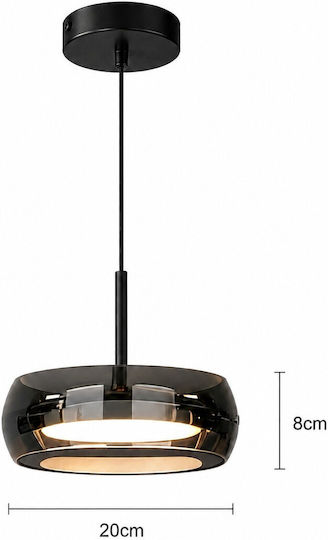 Verstellbare Deckenleuchte Schwarz LED mit Warmes Weiß Licht PA-134-Schwarz